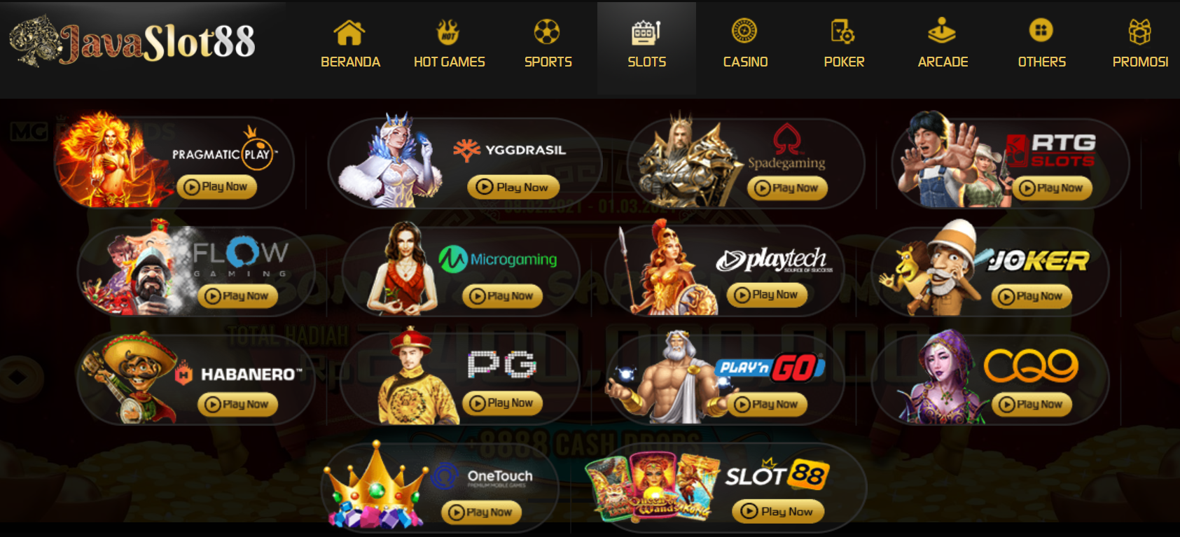 Javaslot88 | Situs Daftar Slot Joker123 Online Gratis Terbaru & Terpercaya Di Indonesia